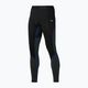 Men's running leggings Mizuno Merino WoolLong black/surf blue