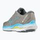 Men's running shoes Mizuno Wave Inspire 19 gray/jet blue/bolt2neon 9