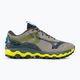 Men's running shoes Mizuno Wave Mujin 9 gray/oblue/bolt2(neon) 2