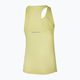 Women's running tank top Mizuno DryAeroFlow Tank pale lime yellow 2