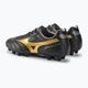 Mizuno Morelia II Club MD men's football boots black/gold/dark shadow 4