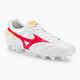 Mizuno Morelia II Club MD men's football boots white/flery coral2/bolt2