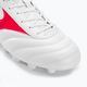 Mizuno Morelia II Club MD men's football boots white/flery coral2/bolt2 9