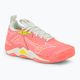 Women's volleyball shoes Mizuno Wave Momentum 3 candy coral/black/bolt 2 neon