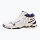 Men's volleyball shoes Mizuno Wave Voltage Mid white / blue ribbon / mp gold 3