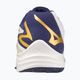 Men's volleyball shoes Mizuno Thunder Blade Z white / blue ribbon / mp gold 8