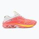 Women's volleyball shoes Mizuno Wave Lightning Z7 candycoral/black/bolt2neon 2