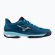Men's tennis shoes Mizuno Wave Exceed Light 2 AC moroccan blue / white / bluejay 9