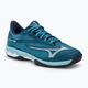 Men's tennis shoes Mizuno Wave Exceed Light 2 AC moroccan blue / white / bluejay