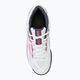 Women's tennis shoes Mizuno Break Shot 4 AC white / pink tetra / turbulence 5