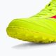 Mizuno Morelia Sala Elite TF safety yellow/fiery coral 2/galaxy silver men's football boots 9