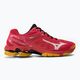 Men's volleyball shoes Mizuno Wave Voltage radiant red/white/carrot curl 2