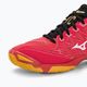 Men's volleyball shoes Mizuno Wave Voltage radiant red/white/carrot curl 7