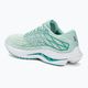 Women's running shoes Mizuno Wave Inspire 20 eggshell blue/white/blue turquoise 4