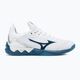 Men's volleyball shoes Mizuno Wave Luminous 2 white/sailor blue/silver 2