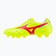 Mizuno Morelia II Club MD safety yellow/fiery coral 2/galaxy silver men's football boots 3