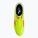 Mizuno Morelia II Club MD safety yellow/fiery coral 2/galaxy silver men's football boots 7