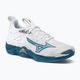 Men's volleyball shoes Mizuno Wave Momentum 3 white/sailor blue/silver