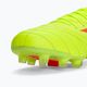 Mizuno Morelia Neo IV Β Elite MD safety yellow/fiery coral 2/galaxy silver men's football boots 9