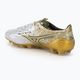 Men's football boots Mizuno Αlpha Japan Md white/ge gold/black 3