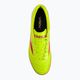 Mizuno Morelia Sala Elite IN safety yellow/fiery coral 2/galaxy silver men's football boots 7