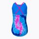 Nike Tie Dye Spiderback children's one-piece swimsuit blue NESSC719-458 2