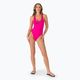 Women's one-piece swimsuit Nike Logo Tape Crossback pink NESSC262-672 2