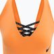Women's one-piece swimsuit Nike Sneakerkini U-Back Peach Cream NESSC254-832 3