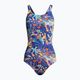 Women's one-piece swimsuit Nike Multiple Print Fastback purple NESSC050-593