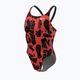 Women's one-piece swimsuit Nike Multiple Print Fastback orange NESSC050-631 4