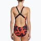 Women's one-piece swimsuit Nike Multiple Print Fastback orange NESSC050-631 7