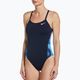 Women's swimsuit one-piece Nike Multiple Print Racerback Splice One navy blue NESSC051-440 8
