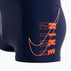 Men's Nike Reflect Logo Square Leg swim boxers navy blue NESSC583-440 3