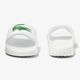 Lacoste men's flip-flops 45CMA0002 white/green 8