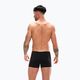 Men's Speedo Tech Panel Aquashort swim boxers black and red 8-00303514539 6