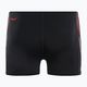 Men's Speedo Tech Panel Aquashort swim boxers black and red 8-00303514539 2