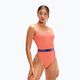 Speedo Belted Deep U-Back women's one-piece swimsuit orange 8-00307415485 4