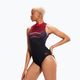 Speedo women's one-piece swimsuit Digital Placement Hydrasuit black-red 8-1244515213 6