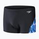 Men's Speedo Allover Digi V-Cut swim boxers black/blue 5