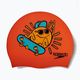Speedo Junior Printed Silicone orange/yellow children's swimming cap 2