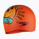 Speedo Junior Printed Silicone orange/yellow children's swimming cap 3