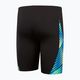 Men's Speedo Allover Digital V-Cut black/true cobalt swim jammers 2