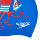 Speedo Junior Printed Silicone tru cobalt/watermelon/white children's swimming cap 3