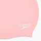 Speedo Plain Moulded Silicone swimming cap coral 3