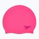 Speedo Plain Moulded Silicone Junior flare pink/wineberry swimming cap 2