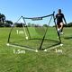 Rebounder QuickPlay Tekkers 150 x 90 cm black/green 7