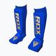 RDX Hosiery Shin Instep Foam tibia and foot protectors blue