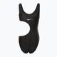 Women's one-piece swimsuit Nike Block Texture black NESSD288-001 2