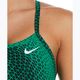 Nike Hydrastrong Delta Racerback court green women's one-piece swimsuit 6