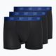 Men's CR7 Basic Trunk boxer shorts 3 pairs black/blue